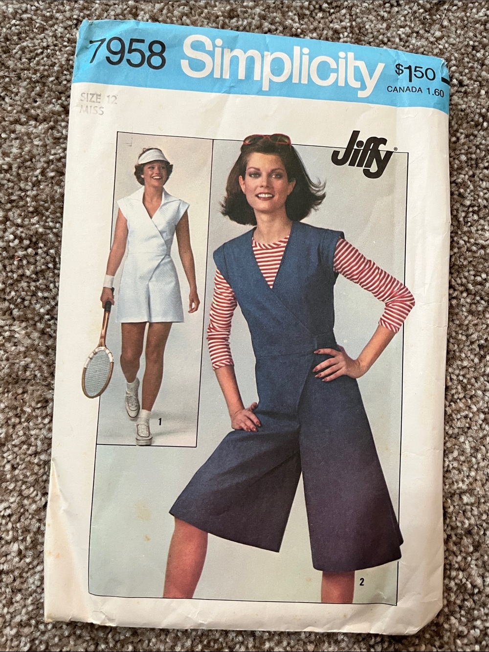 Vintage SimplicityPattern Used but has all pieces and instructions.